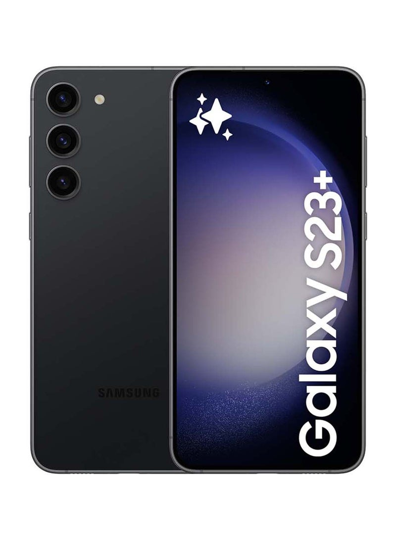 سامسونج هاتف Galaxy S23 plus 5G ثنائي الشريحة بلون أسود فانتوم وذاكرة وصول عشوائي (RAM) سعة 8 جيجابايت ومساحة تخزين داخلية 256 جيجابايت - إصدار الشرق الأوسط - Image 1