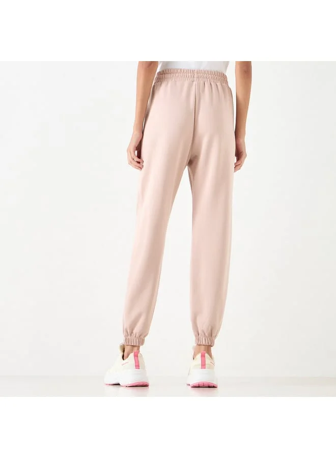 Kappa Kappa Solid Joggers with Pockets and Drawstring Closure