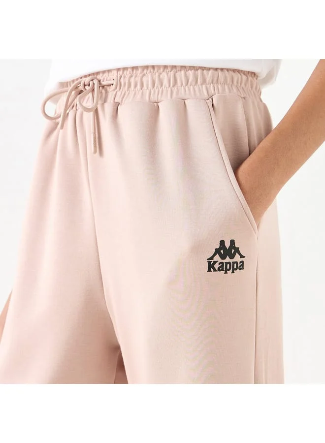 Kappa Kappa Solid Joggers with Pockets and Drawstring Closure