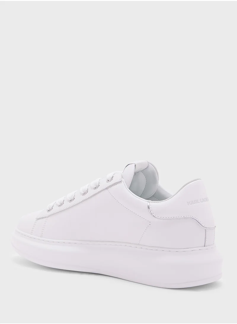 كارل لاغرفيلد Kapri Logo Detailed  Lace Up Low Top Sneakers