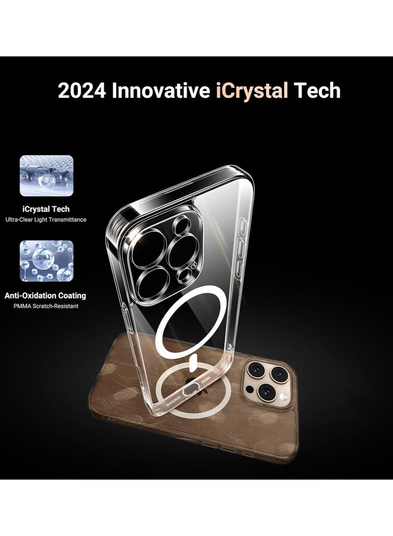 Techie Apple iPhone 16 Pro Case and Screen Protector Combo Pack - Clear Case with MagSafe with HD Tempered Glass Screen Protector - Image 2