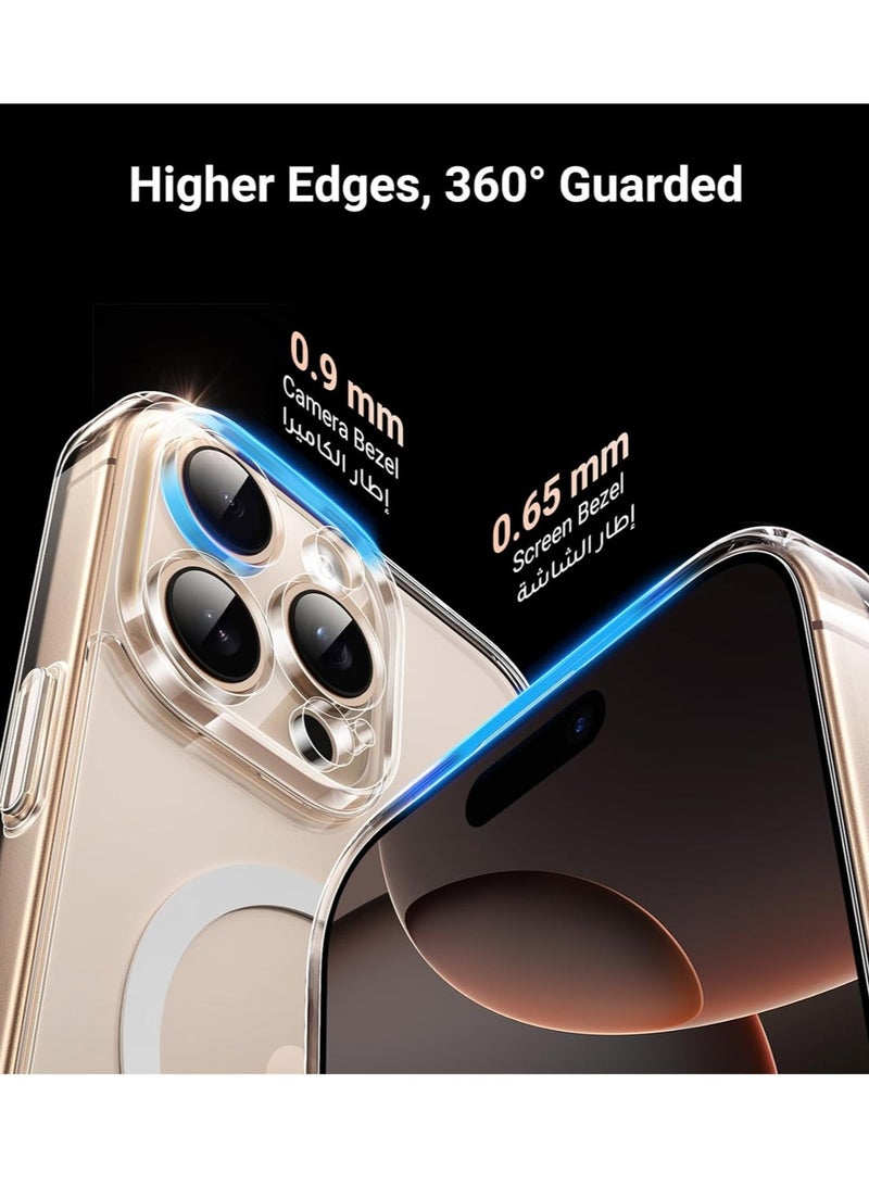 Techie Apple iPhone 16 Pro Case and Screen Protector Combo Pack - Clear Case with MagSafe with HD Tempered Glass Screen Protector - Image 4