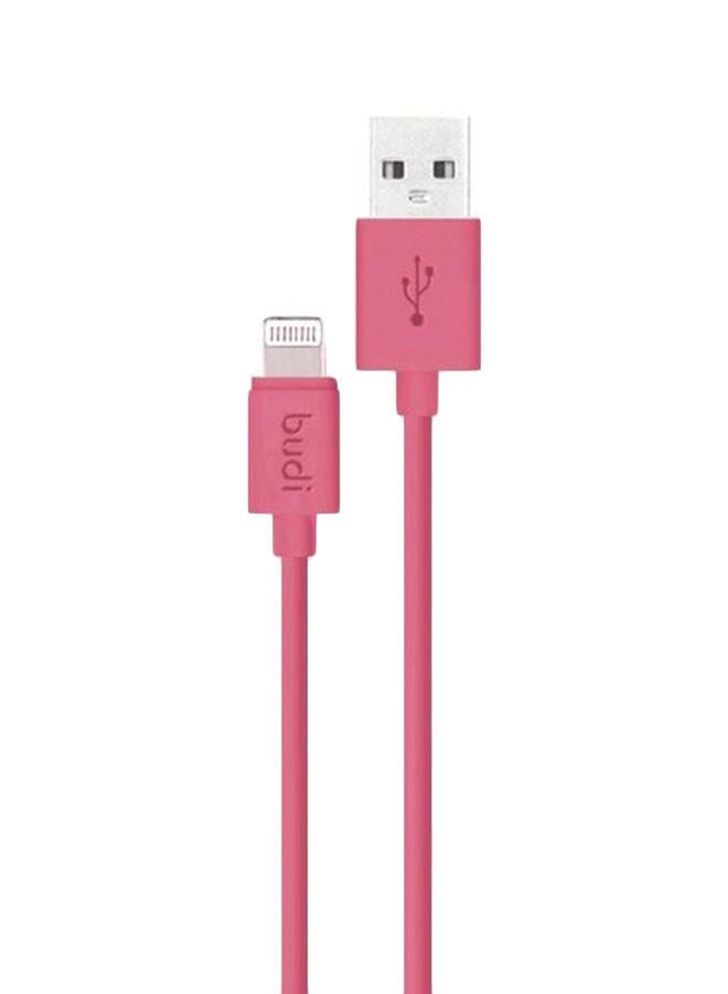 نيبمينينت كابل Micro USB للشحن ومزامنة البيانات ومناسب لأجهزة سامسونج 1.2متر وردي / فضي - Image 1