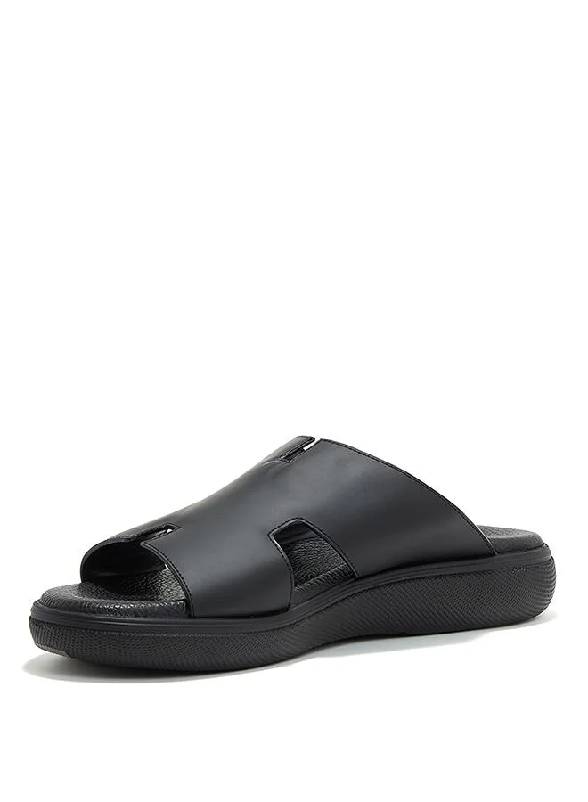 Steve Madden STHT-06 Black Men's Comfort Sandals