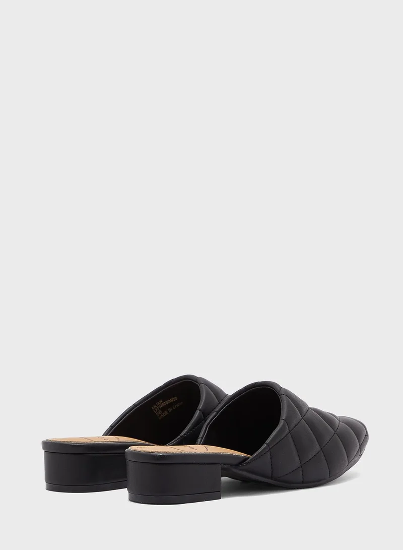 Le Confort Mule Mid Heel Pump