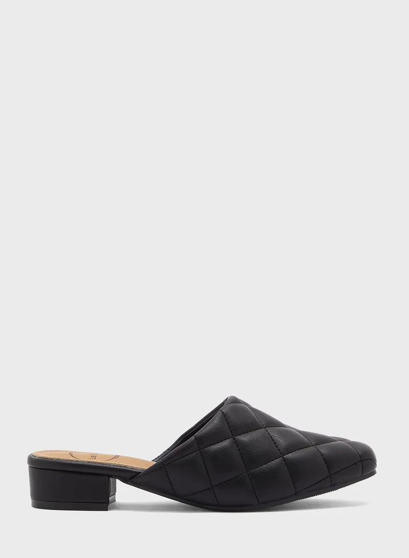 Le Confort Mule Mid Heel Pump