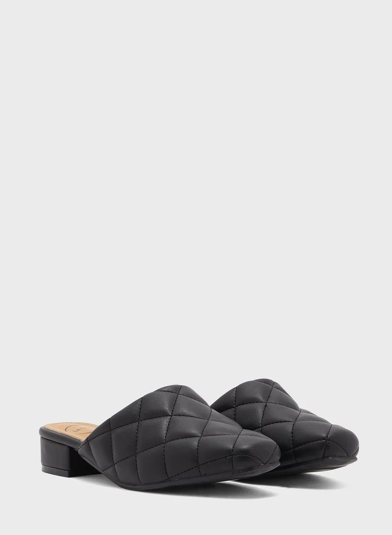 Le Confort Mule Mid Heel Pump