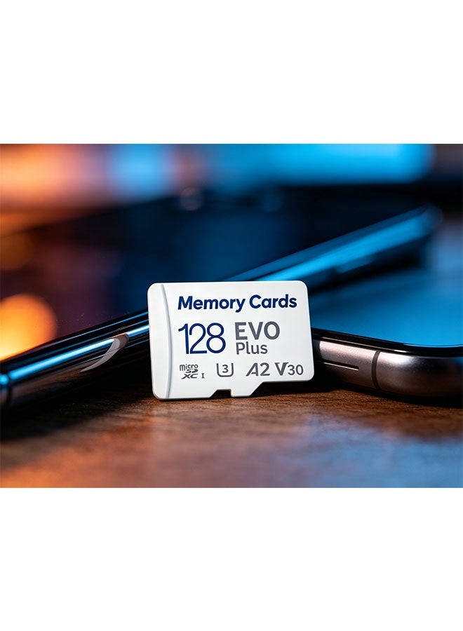 بطاقة ذاكرة EVO Plus MicroSD UHS-I بسعة 128 جيجابايت، تصل سرعتها إلى 130 ميغابايت/ثانية - Image 5