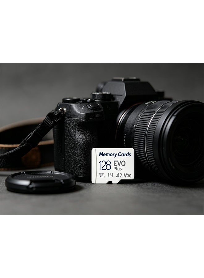 بطاقة ذاكرة EVO Plus MicroSD UHS-I بسعة 128 جيجابايت، تصل سرعتها إلى 130 ميغابايت/ثانية - Image 3