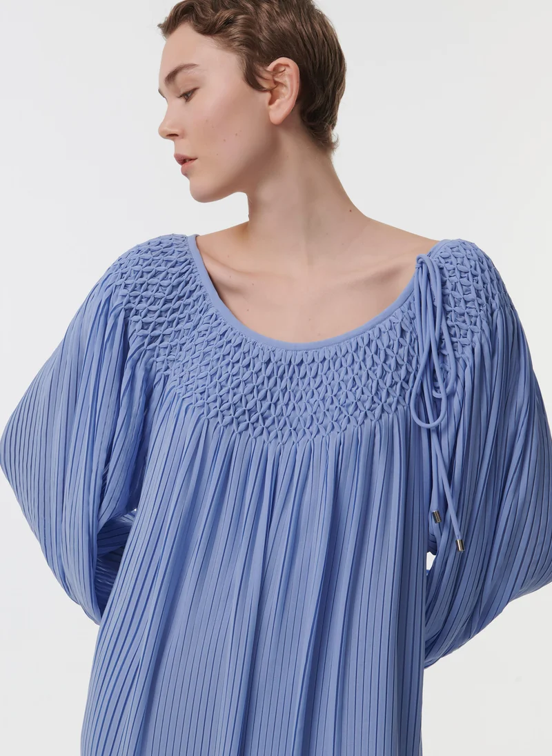 leem  Smock-Neck Kaftan for Women | Best Price UAE