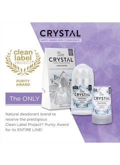 CRYSTAL Deodorant Mineral Deodorant Stick, Travel, 1.5 Ounce  - Image 2