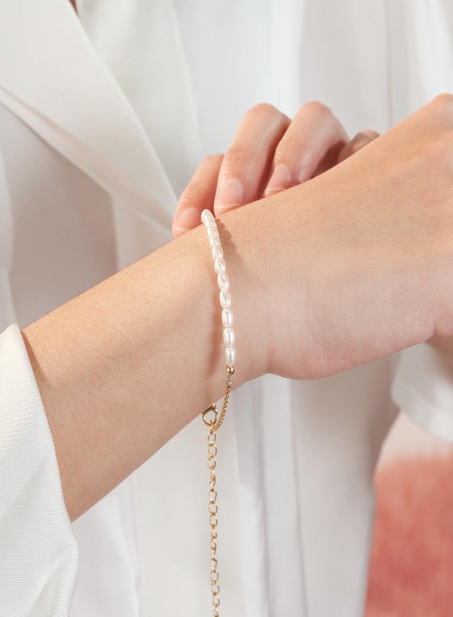 Tarsus Mom Bracelet Mother of The Bride Gifts from Daughter, Pearl Bracelet Jewelry Wedding Day Gift for Mom Gifts from Bride - Image 3