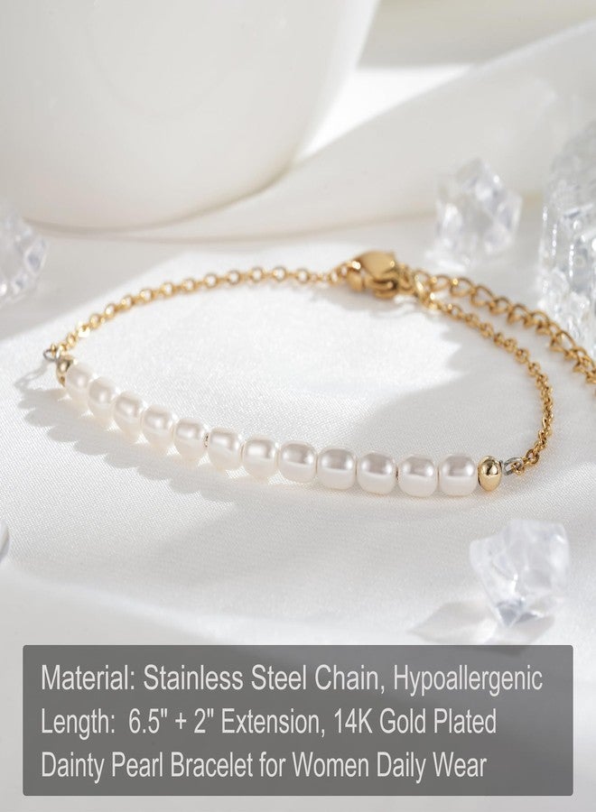 Tarsus Mom Bracelet Mother of The Bride Gifts from Daughter, Pearl Bracelet Jewelry Wedding Day Gift for Mom Gifts from Bride - Image 5