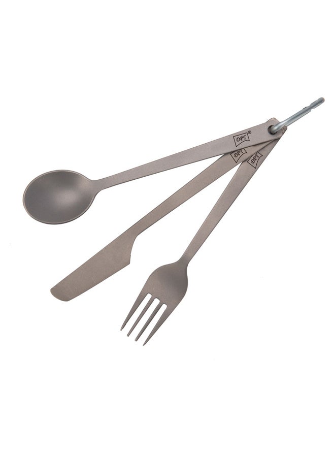 DPT Trips spoons, Hiking Spoons, Gray, Set 3 pcs - Image 1