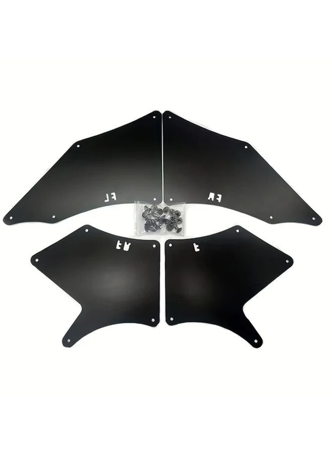 Black Fender Liners Splash Shields Apron Seals Mud Flaps For Toyota Tacoma 2005 2020 - Image 1