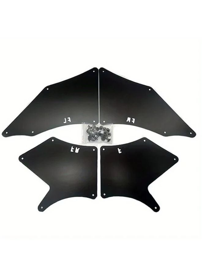 Black Fender Liners Splash Shields Apron Seals Mud Flaps For Toyota Tacoma 2005 2020 - Image 4