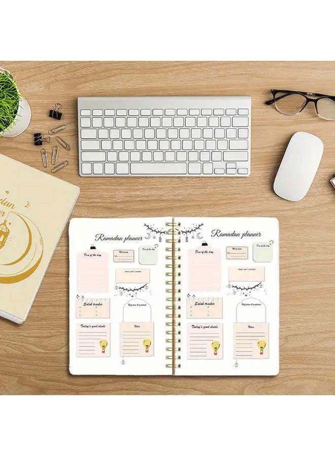 A Ramadan Planner Notebook A5 Diary With To Do Lists And Crescent Moon Designs 100 Pages - Image 5