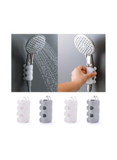 4 Pcs Silicone Shower Head Holder Shower Head Suction Holder Without Drilling Height Adjustable Holder for Bathroom Self Priming Shower Grey White - pzsku/ZB1135511ED2B30A93153Z/45/_/1709627619/a5af5678-e8fa-4e64-b40c-553f1214687c