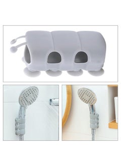 4 Pcs Silicone Shower Head Holder Shower Head Suction Holder Without Drilling Height Adjustable Holder for Bathroom Self Priming Shower Grey White - pzsku/ZB1135511ED2B30A93153Z/45/_/1709627659/10802b1c-e0ab-4983-a434-65379d11addf