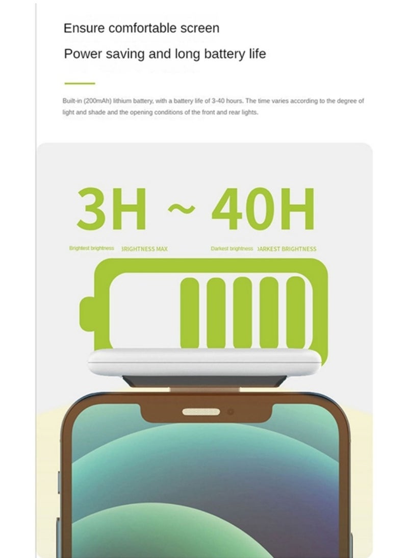 Eco Night Read Blue Light Eye Protection Hanging Light Screen Fill Light Hanging Lamp For Apple and Android iPhone Magsafe - Image 3