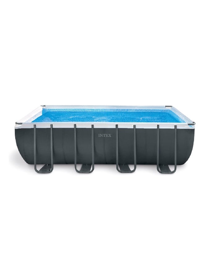 INTEX Rectangular Ultra Frame Swimming Pool Set Grey 17203 L  - Image 2