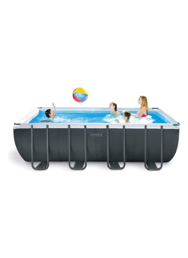 INTEX Rectangular Ultra Frame Swimming Pool Set Grey 17203 L  - Image 3