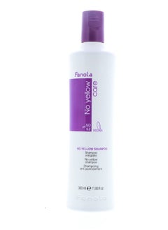 FANOLA Fanola No Yellow Shampoo With Purple Violet Pigments To Eliminate Unwanted Yellow Tones & Brassiness In Platinum, Light Blonde, Gray, Bleached, or Highlighted Hair 11.83oz  - Image 1