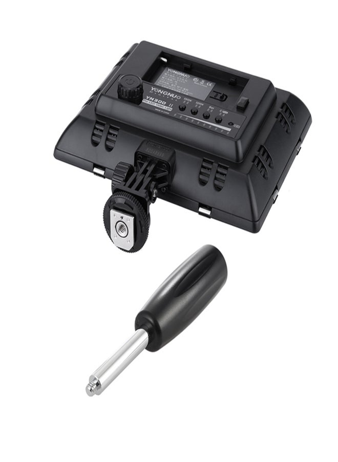 YONGNUO YN-300 II LED Camera Video Light Adjustable Color Temperature 3200k-5500k for DSLR Canon Nikon with IR   Remote - Image 1