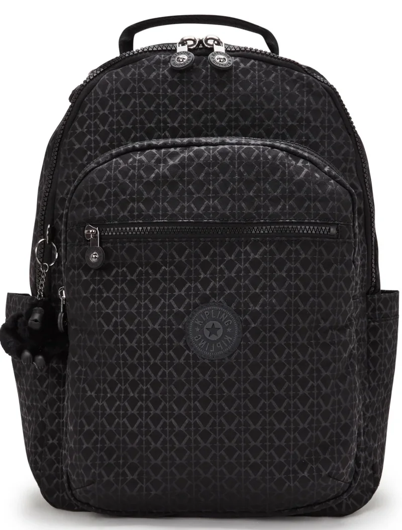 كيبلينغ Seoul Large Female Backpack -  Signature Emb