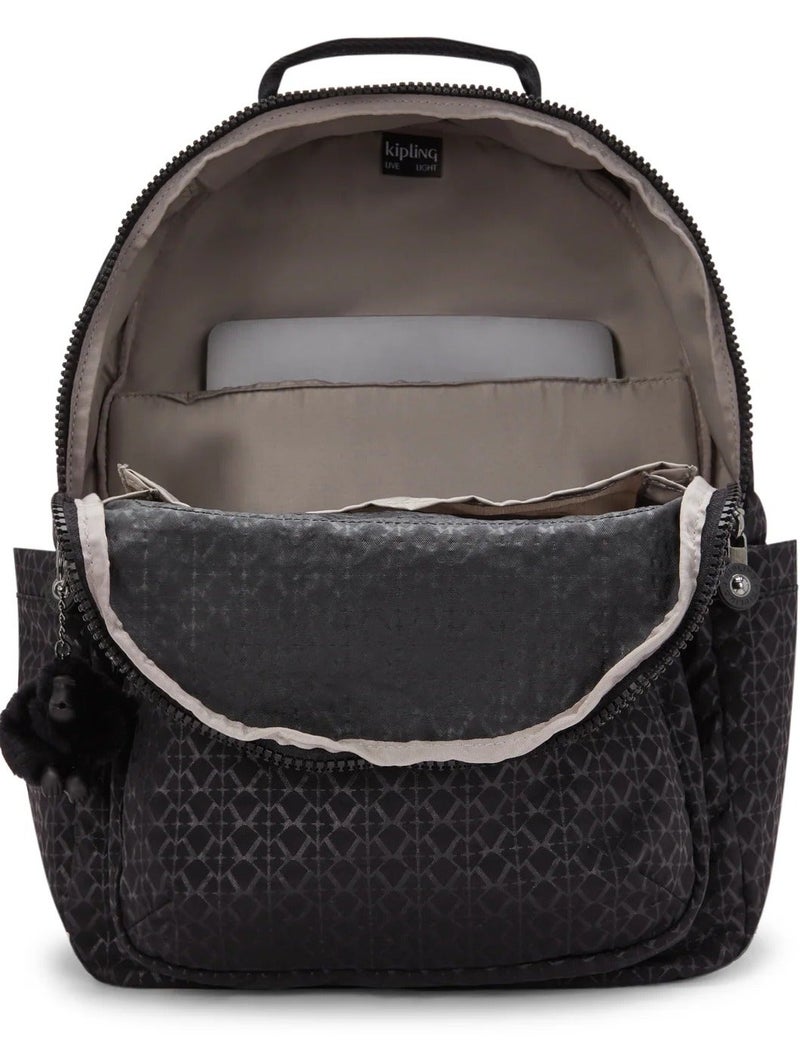 kipling Seoul Large Female Backpack -  Signature Emb - Image 4