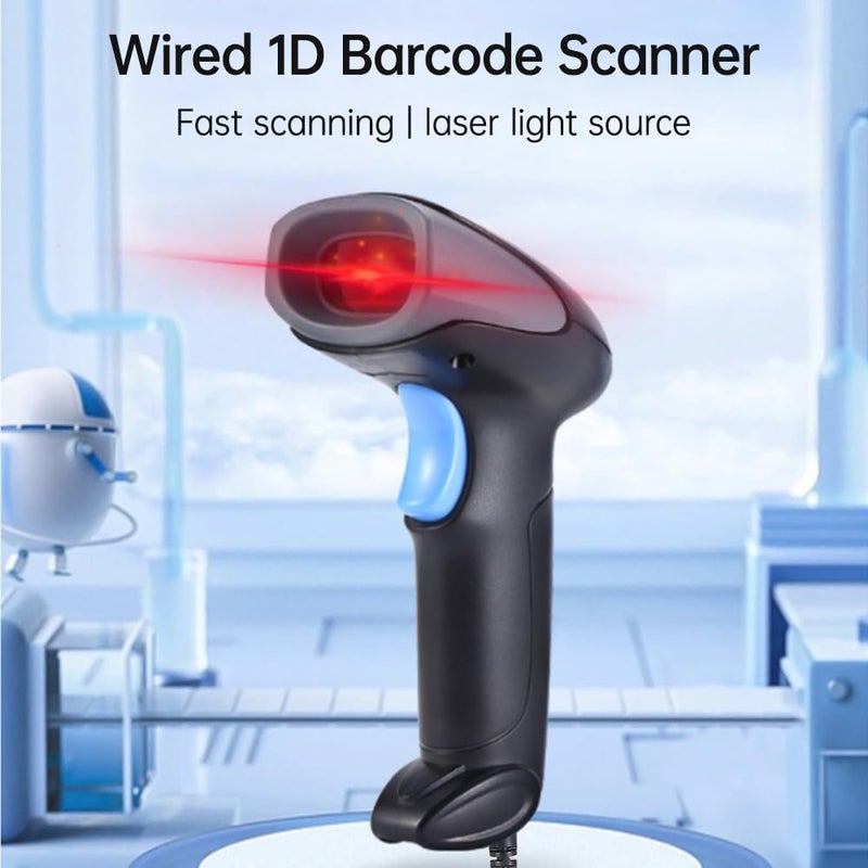 USB Barcode Scanner with Buzzer LED for Retail Library High Resolution Durable IP52 Protection - Image 3
