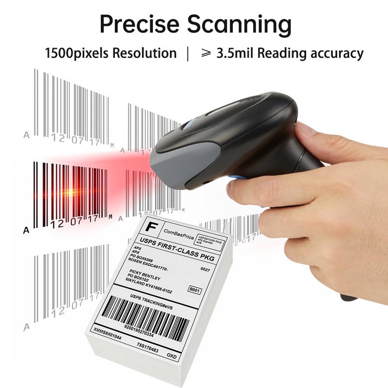 USB Barcode Scanner with Buzzer LED for Retail Library High Resolution Durable IP52 Protection - Image 5