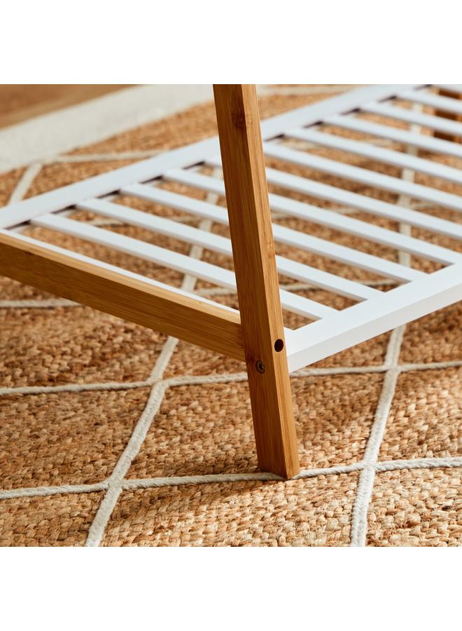 هوم بوكس وحدة تخزين لكزس ذات مستويين مع رف ملابس - 90x43x152 سم - Image 4