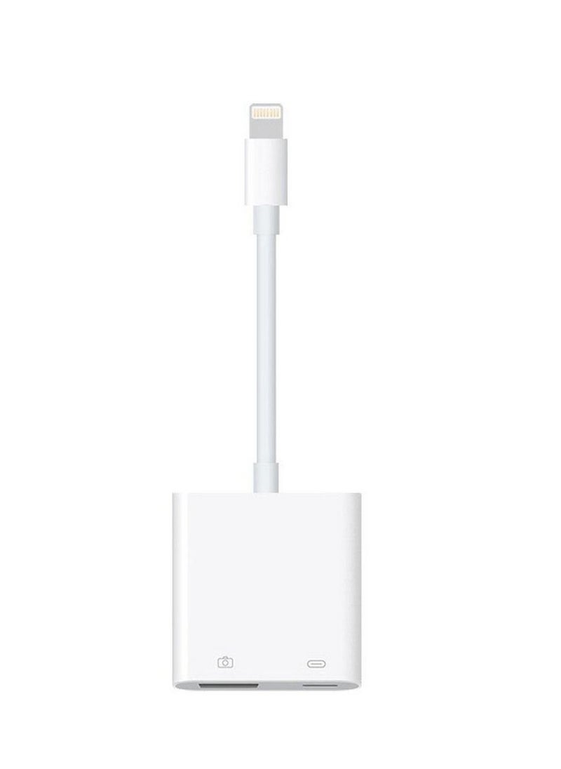 Generic - USB And Camera To Lightning Adapter White - Image 1