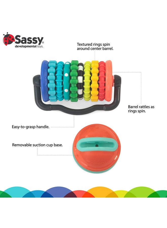 Sassy Eco Rings Around Tray Toy | Made Green with Plant-Based Plastic | 6+ Months - Image 4
