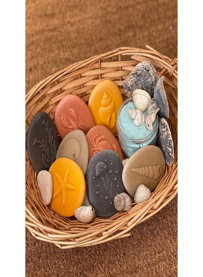 Yellow Door Let's Investigate - Seashore, Set of 8 Stone Figures - Image 3