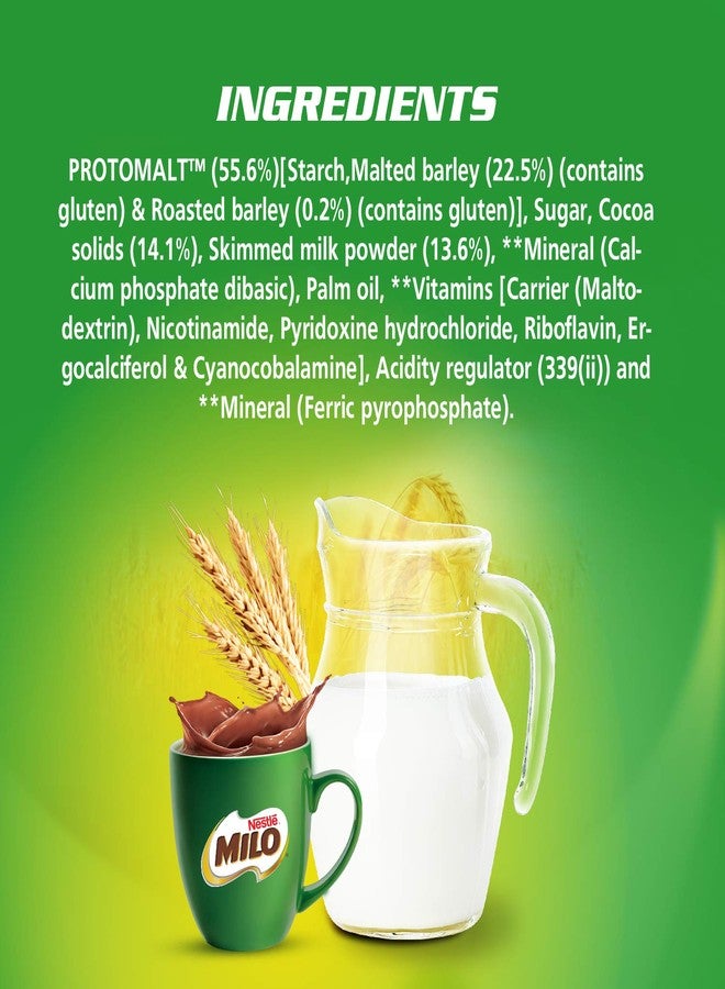MILO Nestle Activ-Go Powder (Chocolate Flavour) Tin, 400 G - Image 4