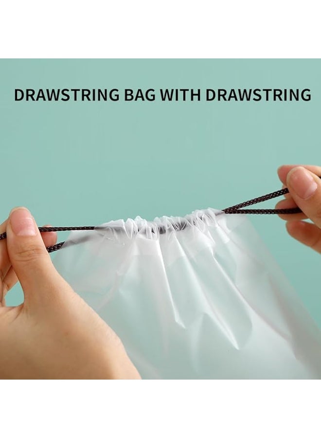 VIUAUAX 12PCS Shoe Bags for Travel, Transparent Shoe Organizers Pouch with Rope, Portable Drawstring Shoe Bags Shoe Storage Bags for Men and Women - Image 5