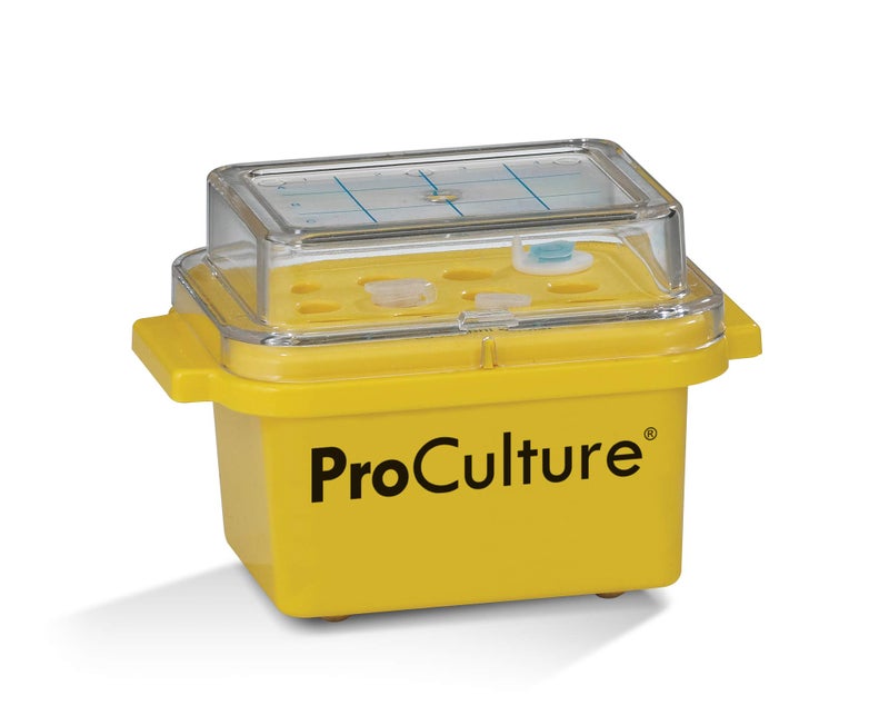 SP Scienceware SP Bel-Art ProCulture Mini Cryocooler; -15ºC, For 0.5, 1.5, or 2.0ml Tubes, 12 Places, Plastic, 5¹⁵⁄₁₆ x 4¼ x 1¹⁵⁄₁₆ in. (F18846-0020) - Image 3