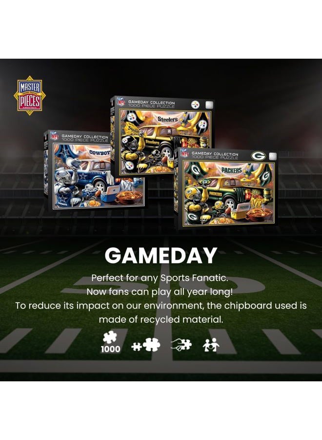 Masterpieces 1000 Piece Jigsaw Puzzle for Adults - NFL Pittsburgh Steelers Gameday - 19.25"x26.75" - Image 2
