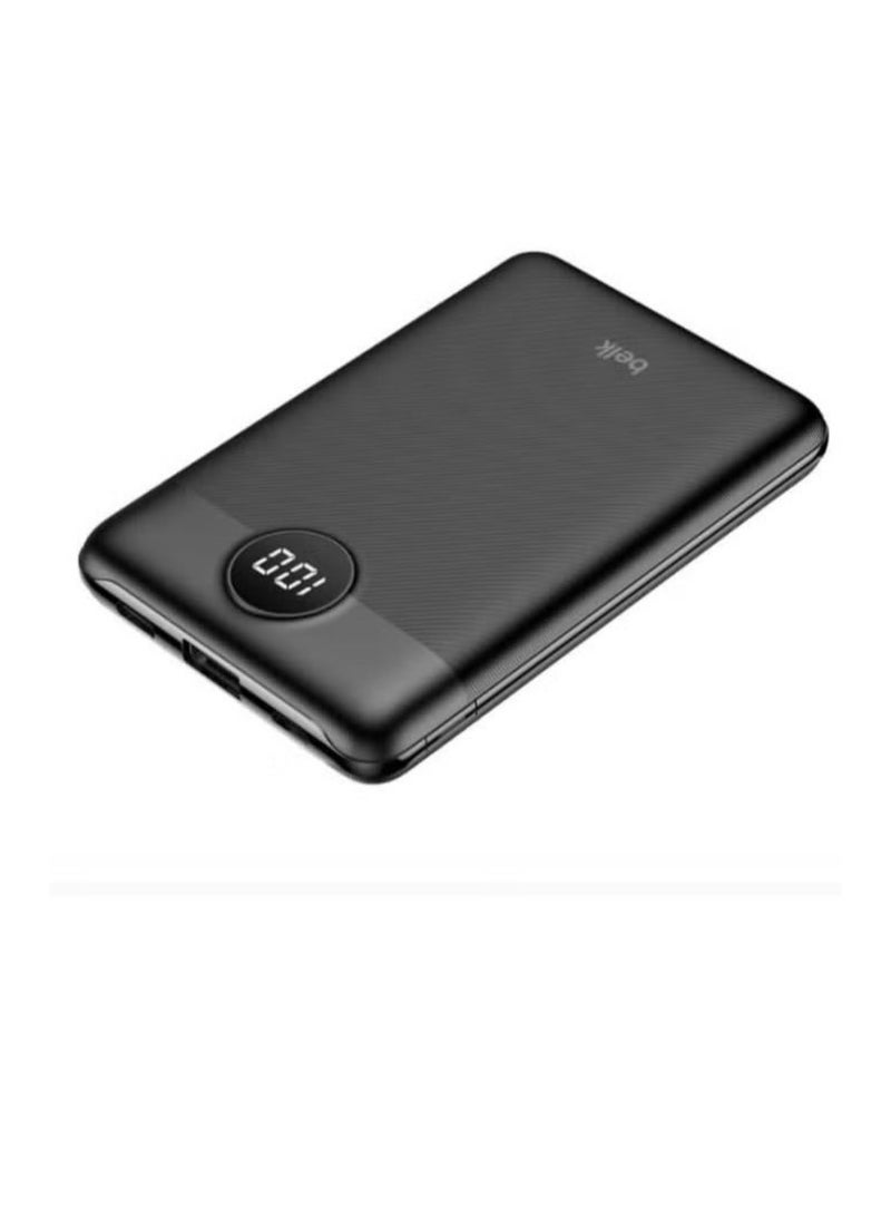 بيلك بطارية متنقلة باور بنك بمنفذين USB ومنفذ تايب سي بسعة ‏10000mAh بشاشة رقمية - Image 3