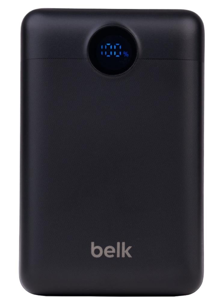 بيلك بطارية متنقلة باور بنك بمنفذين USB ومنفذ تايب سي بسعة ‏10000mAh بشاشة رقمية - Image 1