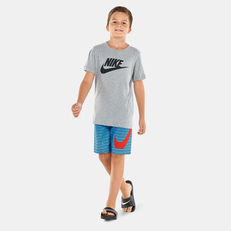 Nike Kids’ Shark Stripe Rise 8-Inches Volleyball Shorts (Older Kids)