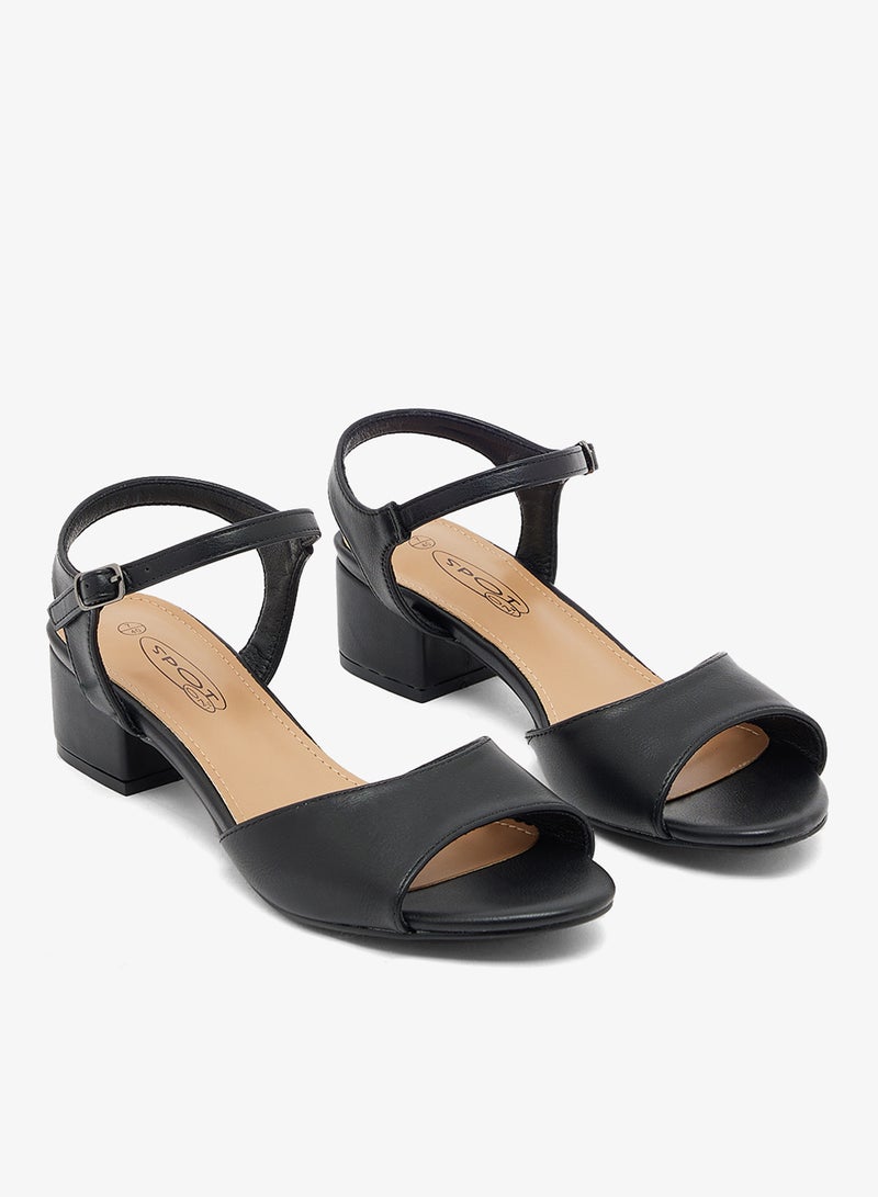 سبوت أون صندل بكعب منخفض - Image 4