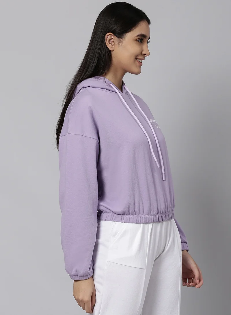Hubberholme Lilac Sweatshirt For Women