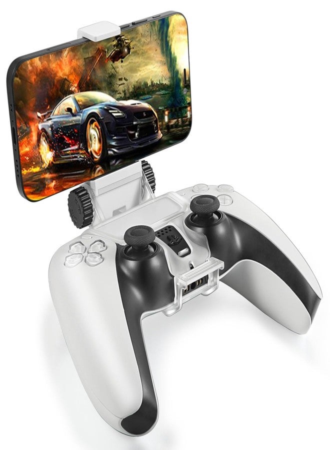 ICESPRING Phone Clip Holder Clamp Mount Stand Bracket for PlayStation 5 PS5 Wireless Controller - Image 1
