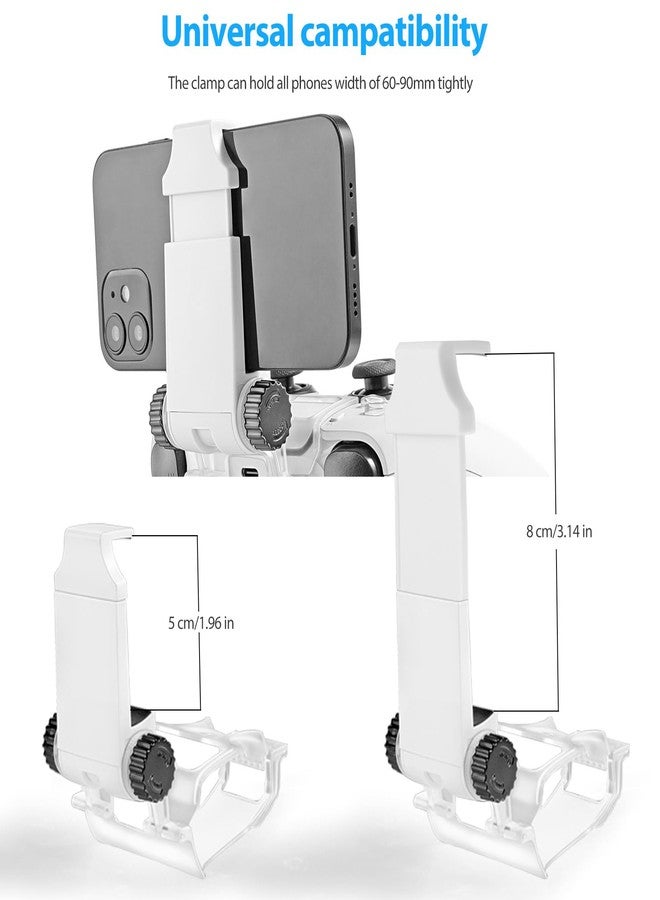 ICESPRING Phone Clip Holder Clamp Mount Stand Bracket for PlayStation 5 PS5 Wireless Controller - Image 3