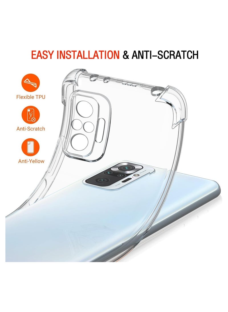 Generic - Shockproof transparent case compatible with Xiaomi Redmi Note 10 Pro - Image 1