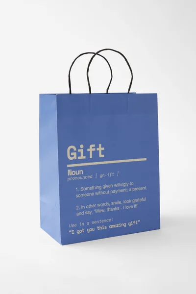 Typo Get Stuffed Gift Bag - Medium