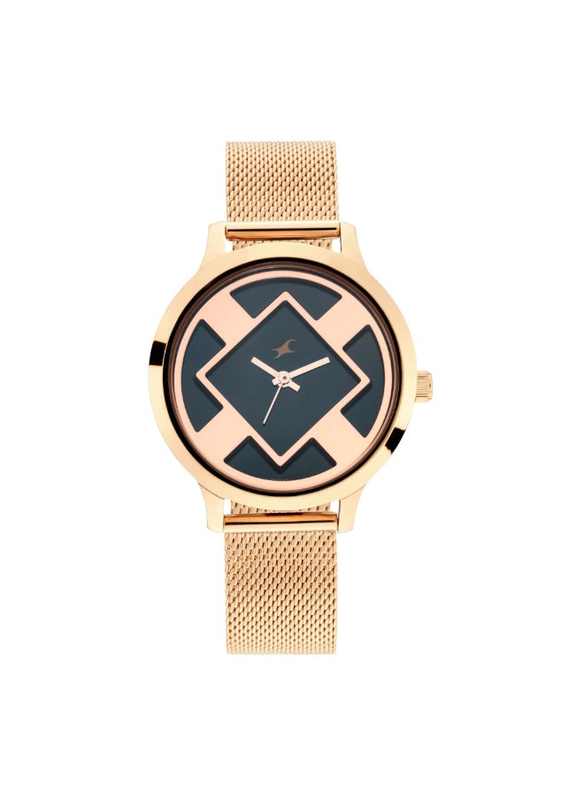 fastrack ساعة Fastrack 6210WM01/NN6210WM01 Ananya Panday النسائية ذات المينا الأزرق - Image 1